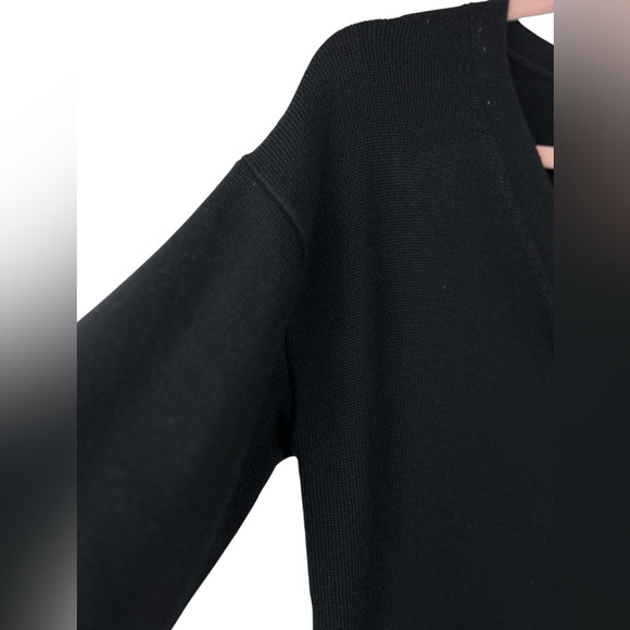 Aritzia Wilfred Utopia V-neck Cardigan Sweater Dress, Size XXS, knitted merino - Picture 6 of 9
